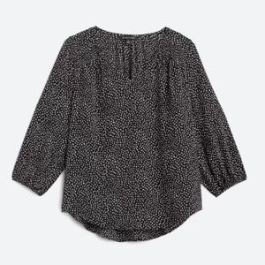 41 HAWTHORN Susan Smocked Blouse XS